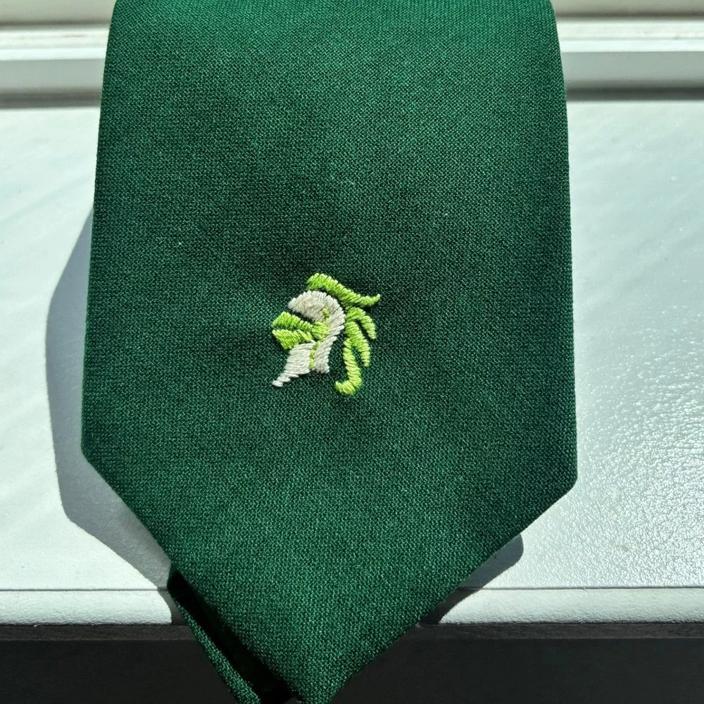 Suitmates Wembley‎ Green Necktie Embroidered Pattern Business Fashion